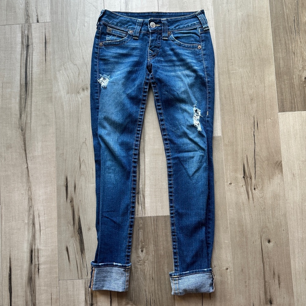 True Religion Cuffed Jeans